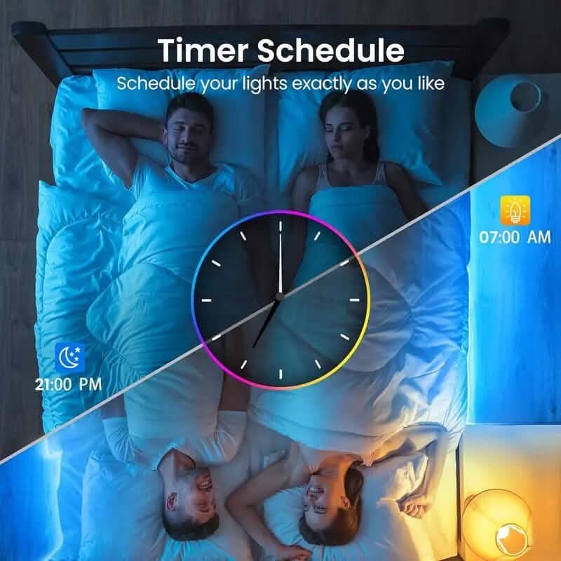 130 Ft. RGB 24V Led Strip Lights with App Controlled Remote DailySale