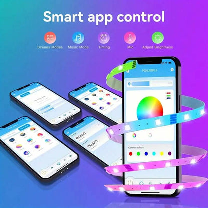 130 Ft. RGB 24V Led Strip Lights with App Controlled Remote DailySale