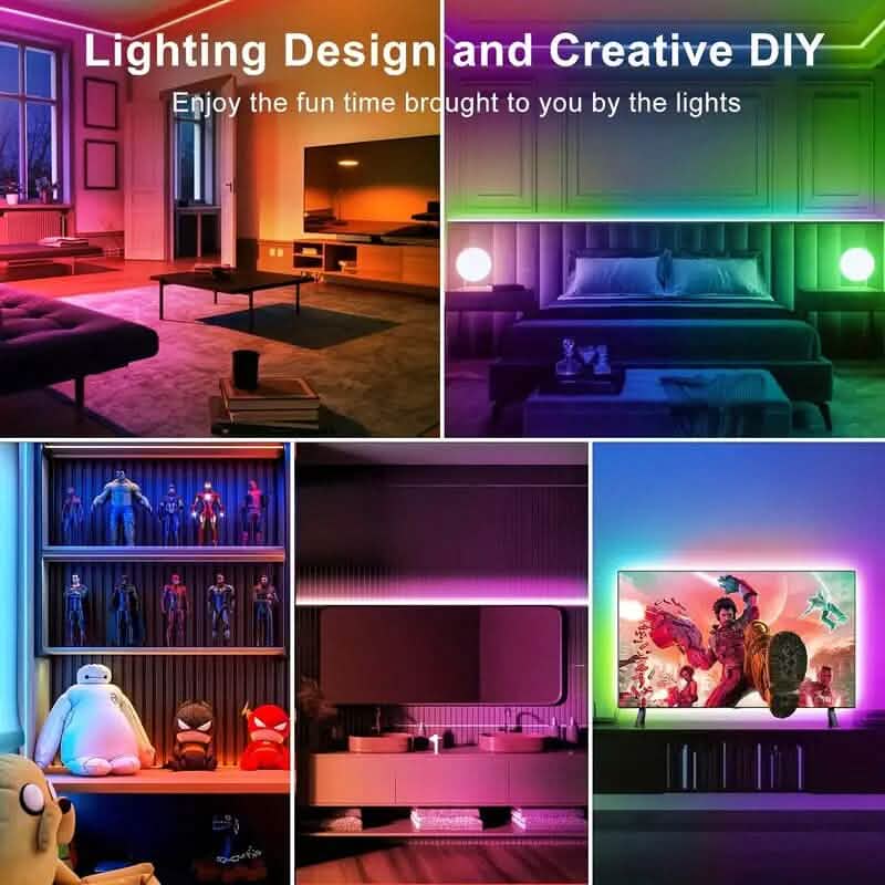 130 Ft. RGB 24V Led Strip Lights with App Controlled Remote DailySale