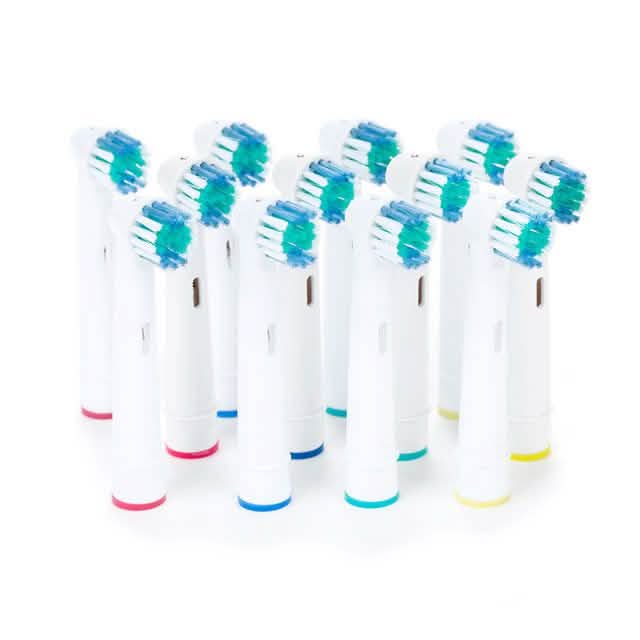 12-Pack: Oral-B Compatible Color Coding Toothbrush Heads DailySale