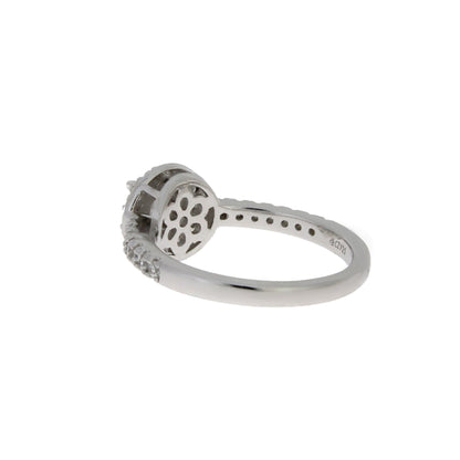 Natural Cubic Zirconium Ring Sterling Silver Bids.com