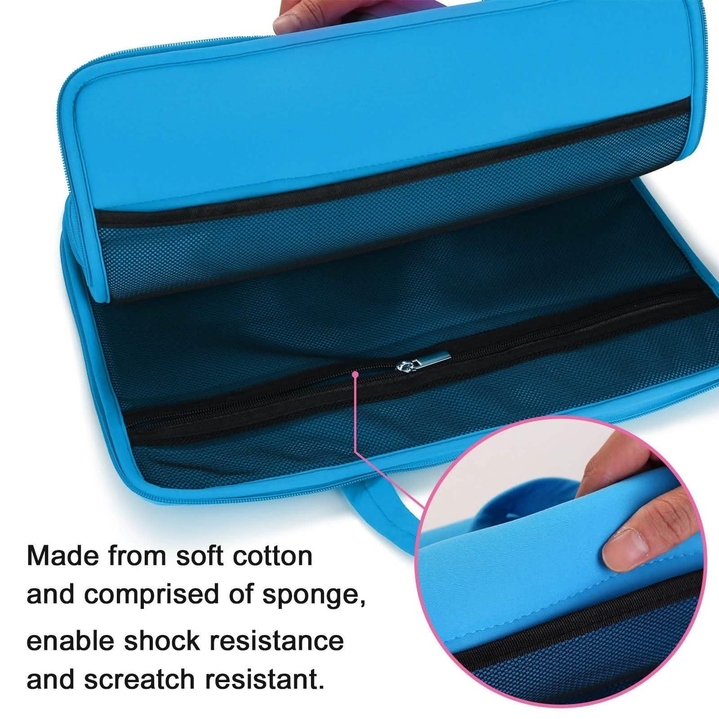 14-Inch Laptop Sleeve Travel Storage Case Pouch Cover with Pockets DailySale