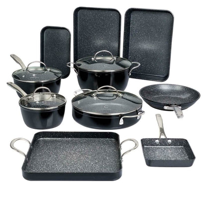 14-Piece Set: DuraPan Nonstick All-Purpose Cookware (Refurbished) DailySale