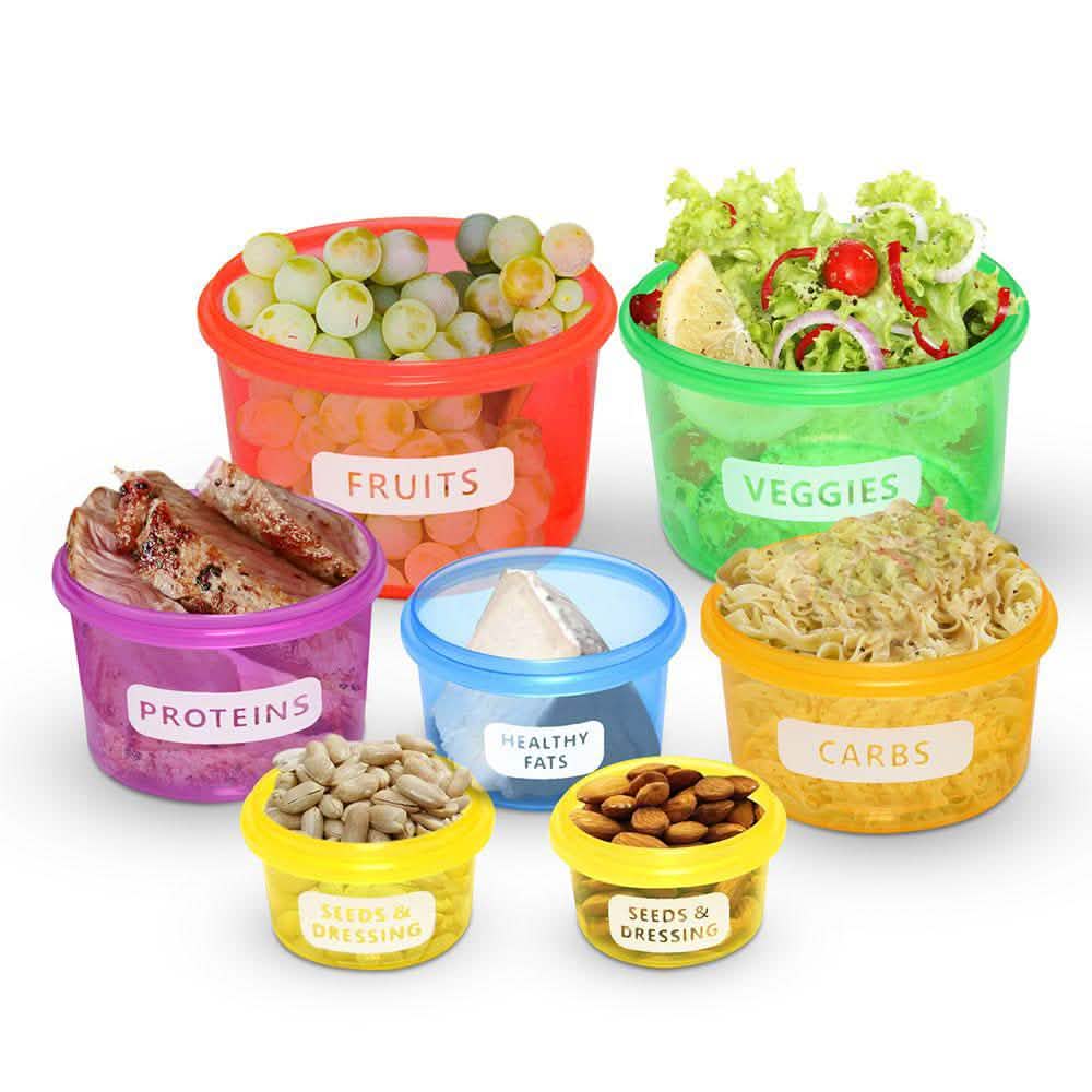 14-Piece Set: Portion Control Storage Set DailySale