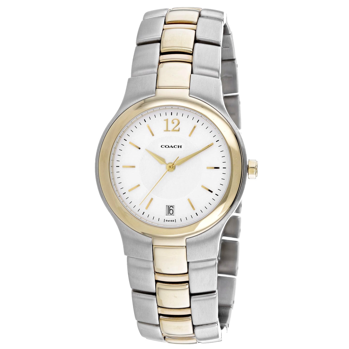Coach Men's Two-Tone Silver & Gold Bids.com