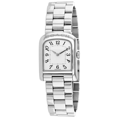 Coach Women's Silver Stainless Steel White Dial Bids.com