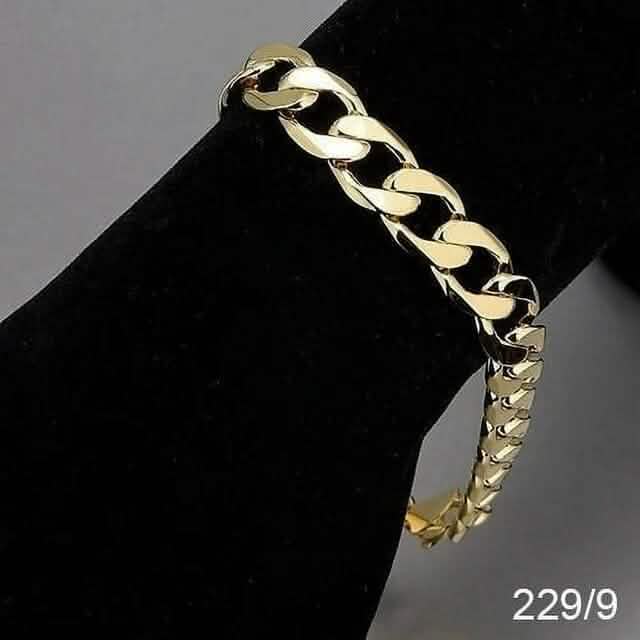 14K Gold Curb Bracelet DailySale