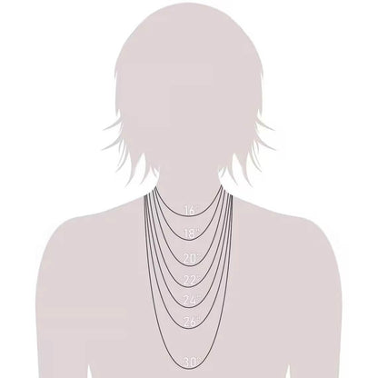 14K Solid Gold Herringbone Necklace DailySale