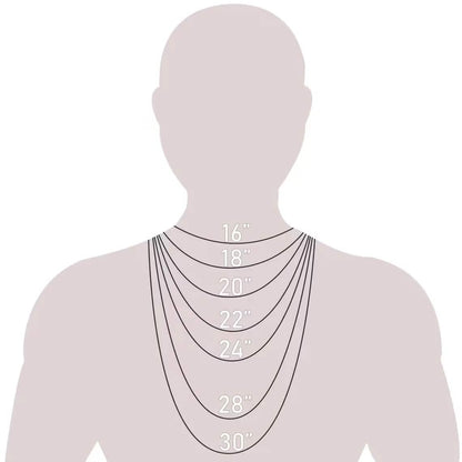 14K Solid Gold Herringbone Necklace DailySale