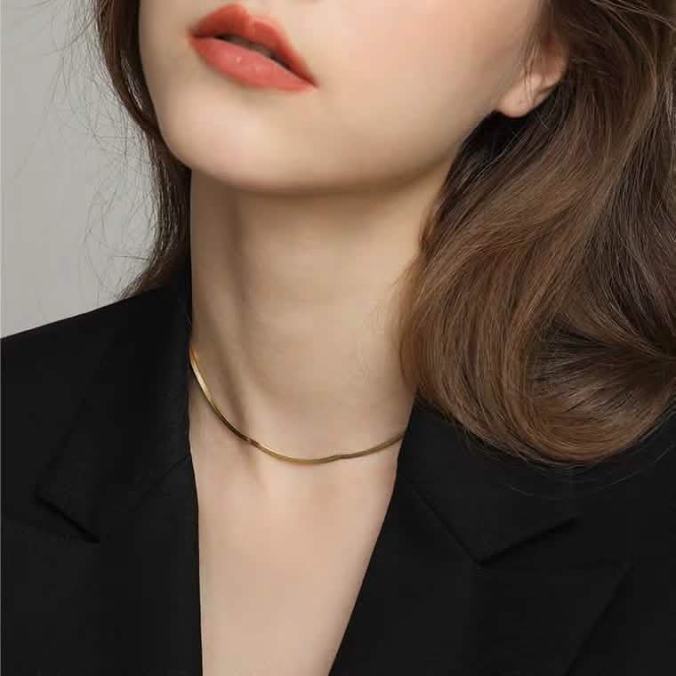14K Solid Yellow Gold High Polish Herringbone Necklace Chain 2mm DailySale