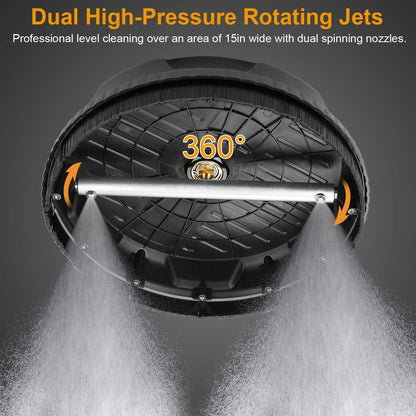 15" High Pressure Flat Surface Cleaner DailySale