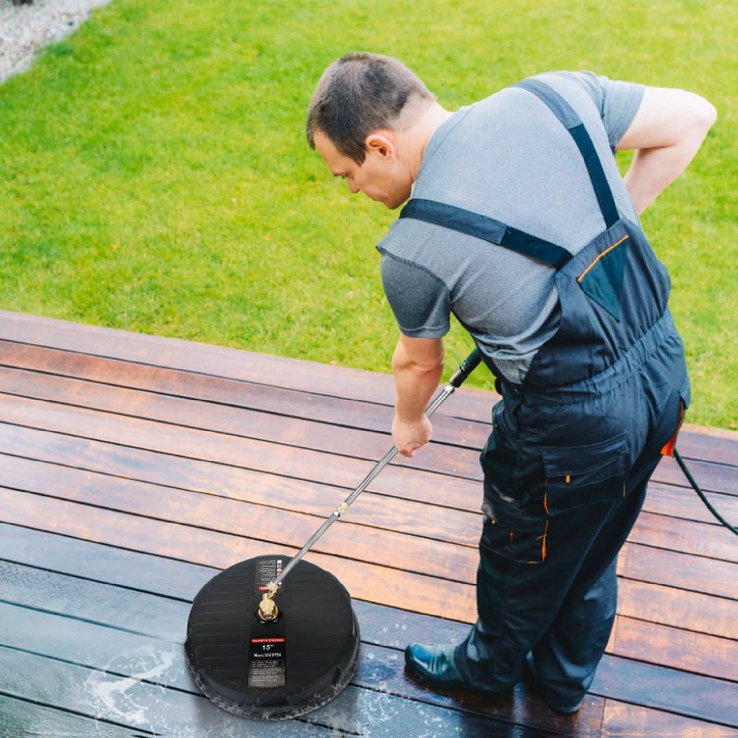 15" High Pressure Flat Surface Cleaner DailySale