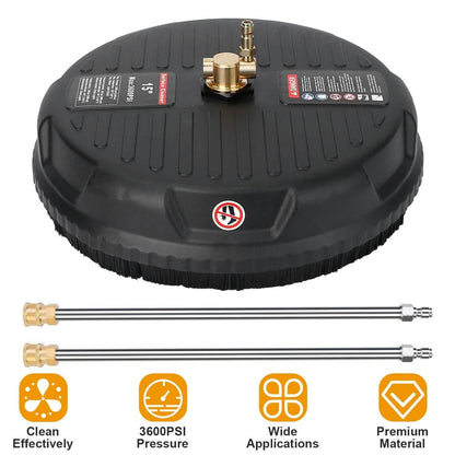 15" High Pressure Flat Surface Cleaner DailySale