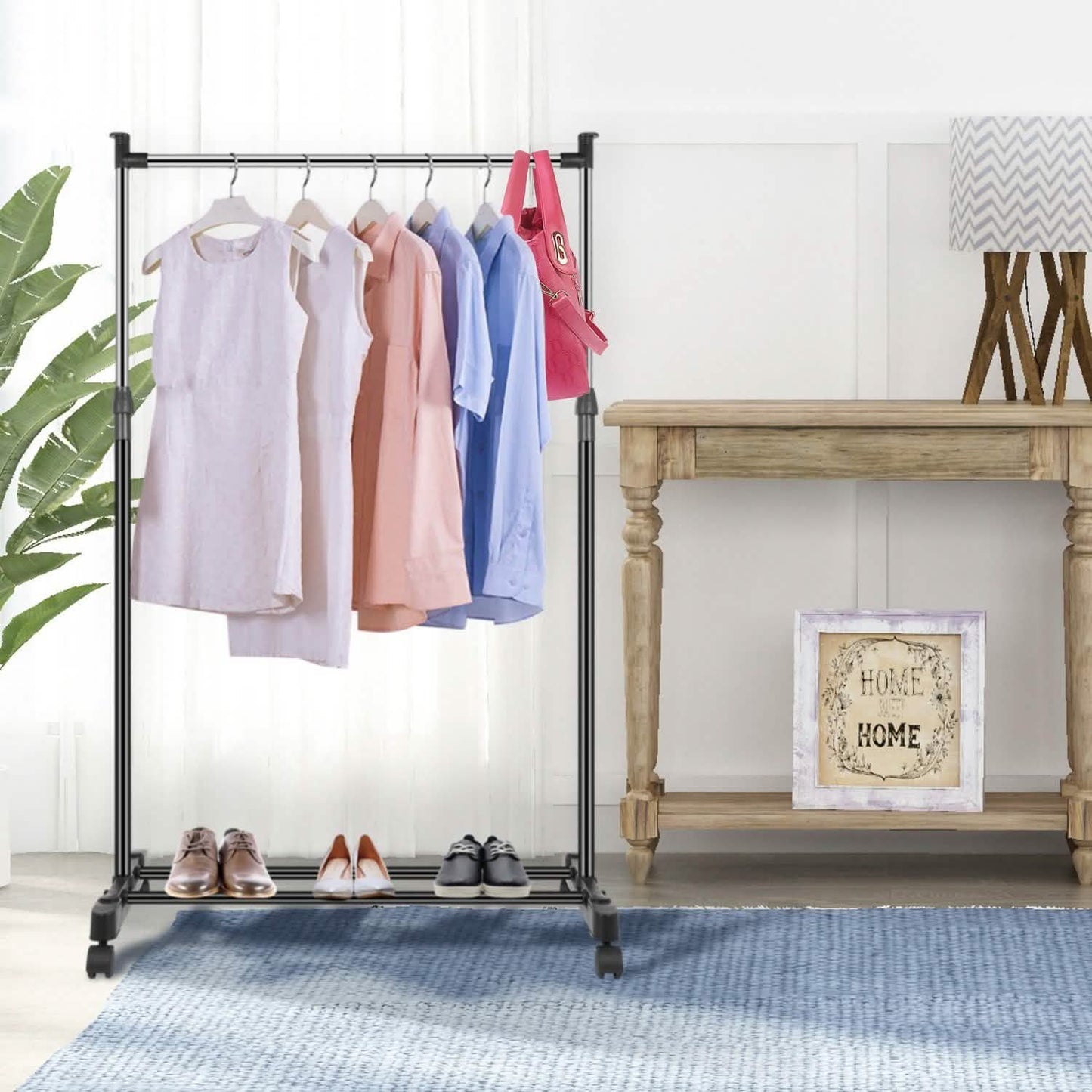 15 kg./33 lbs. Height Adjustable Garment Racks DailySale