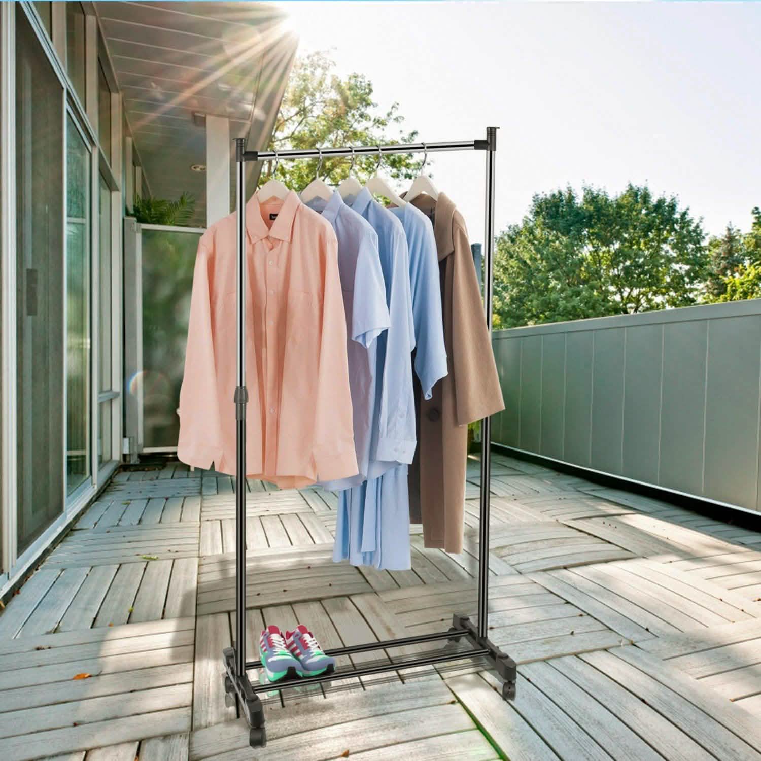 15 kg./33 lbs. Height Adjustable Garment Racks DailySale