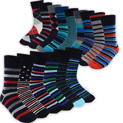 15 Pairs: Parquet Men's Patterned Fancy Socks DailySale