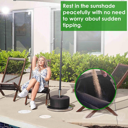 15” Patio Umbrella Base Weight Bag DailySale