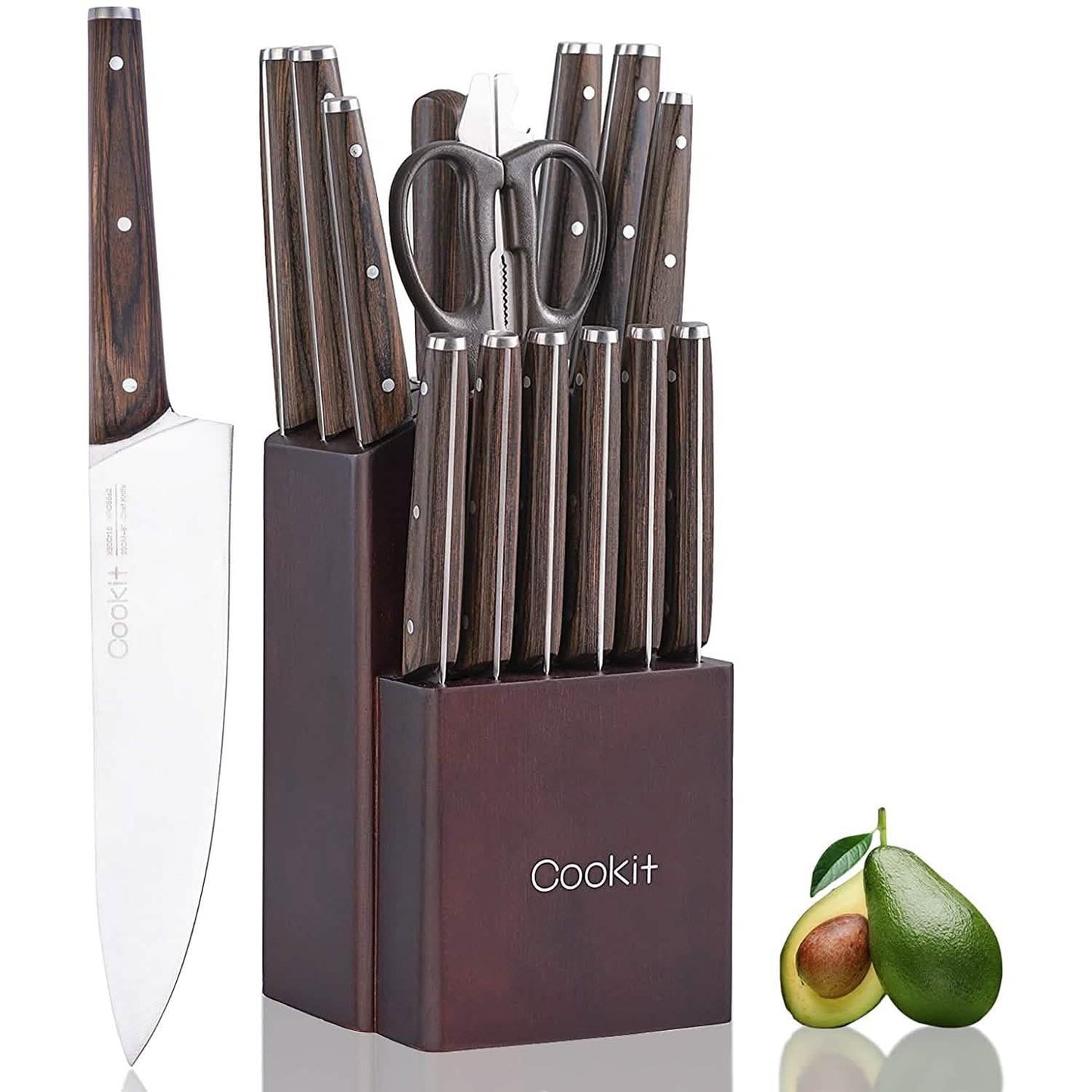 15-Piece: Stainless Steel Kitchen Knife Set DailySale