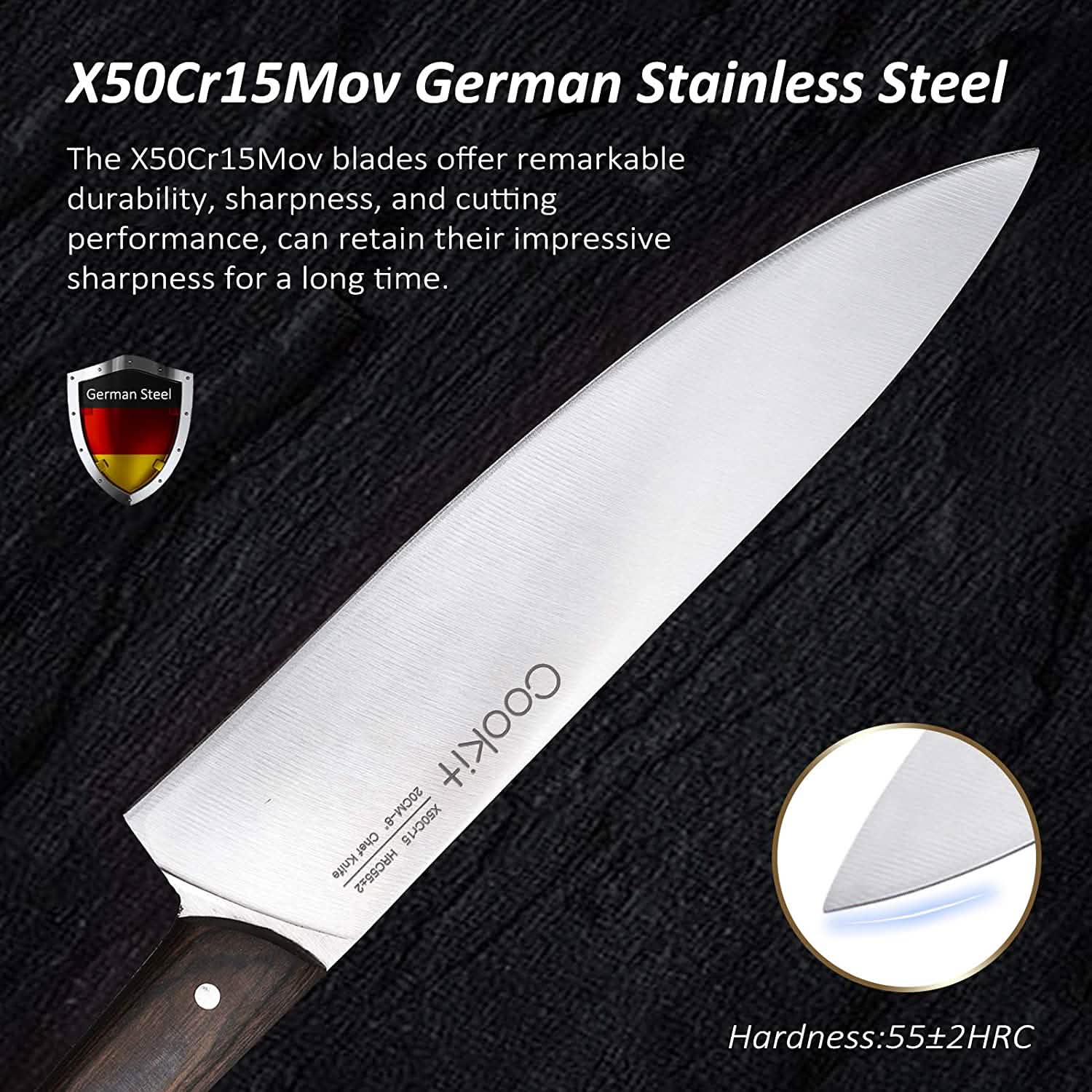 15-Piece: Stainless Steel Kitchen Knife Set DailySale