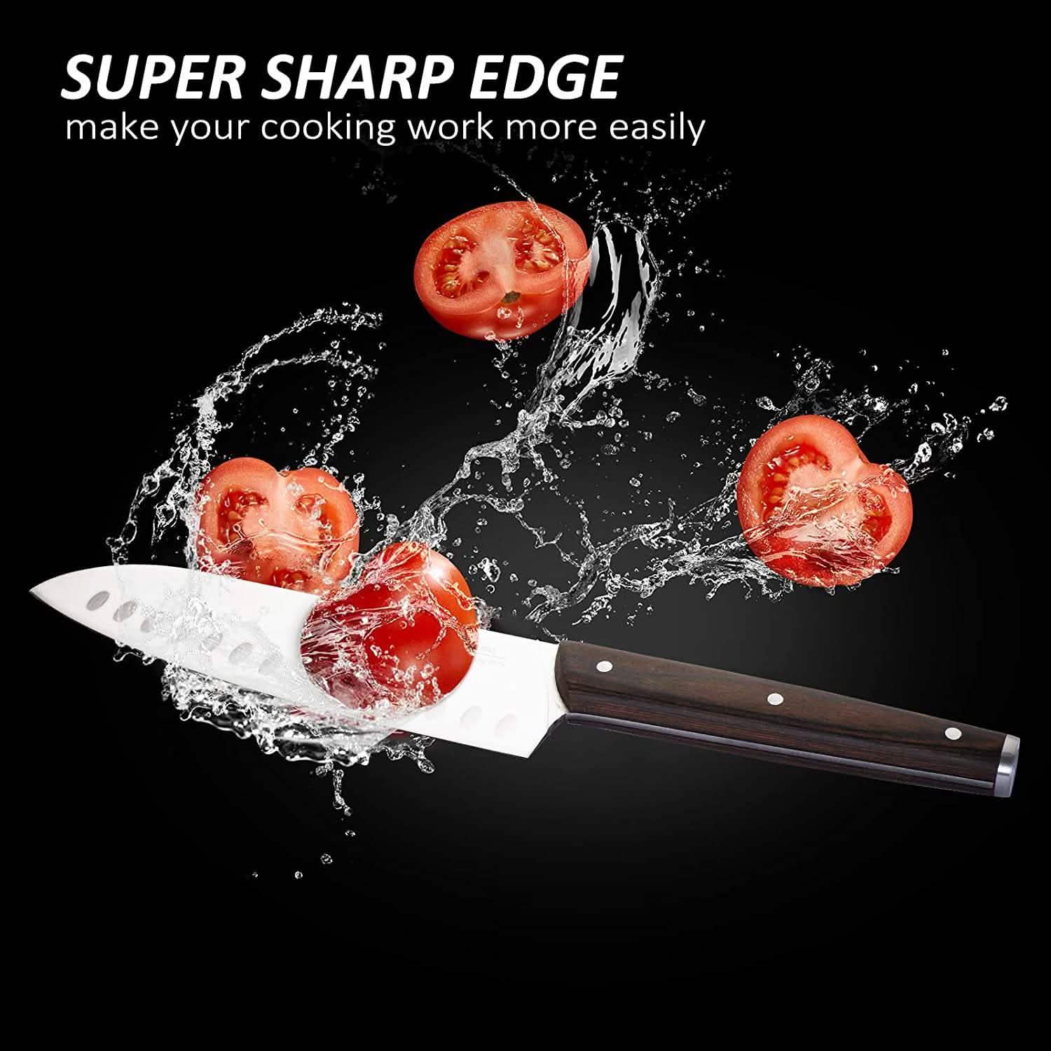15-Piece: Stainless Steel Kitchen Knife Set DailySale