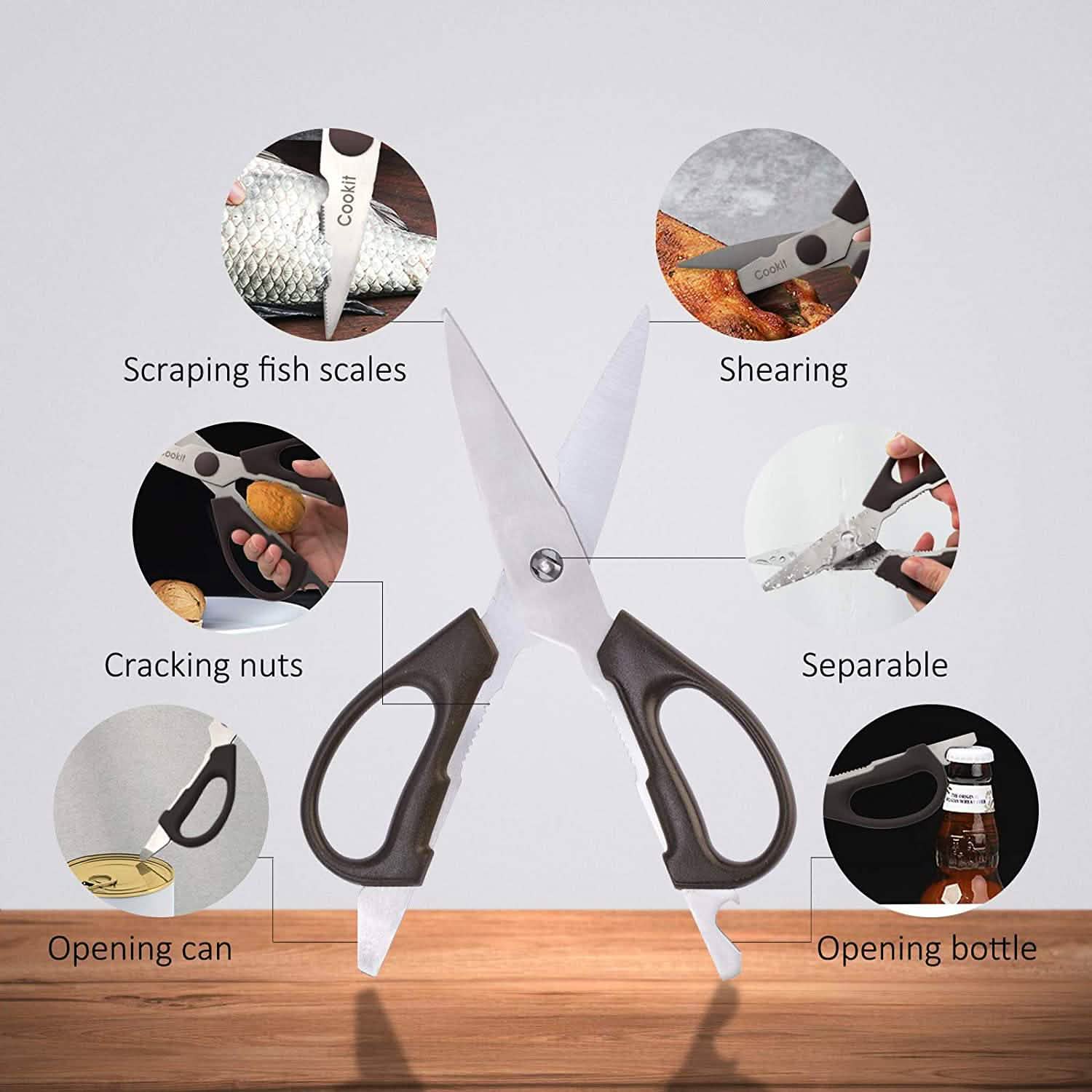 15-Piece: Stainless Steel Kitchen Knife Set DailySale
