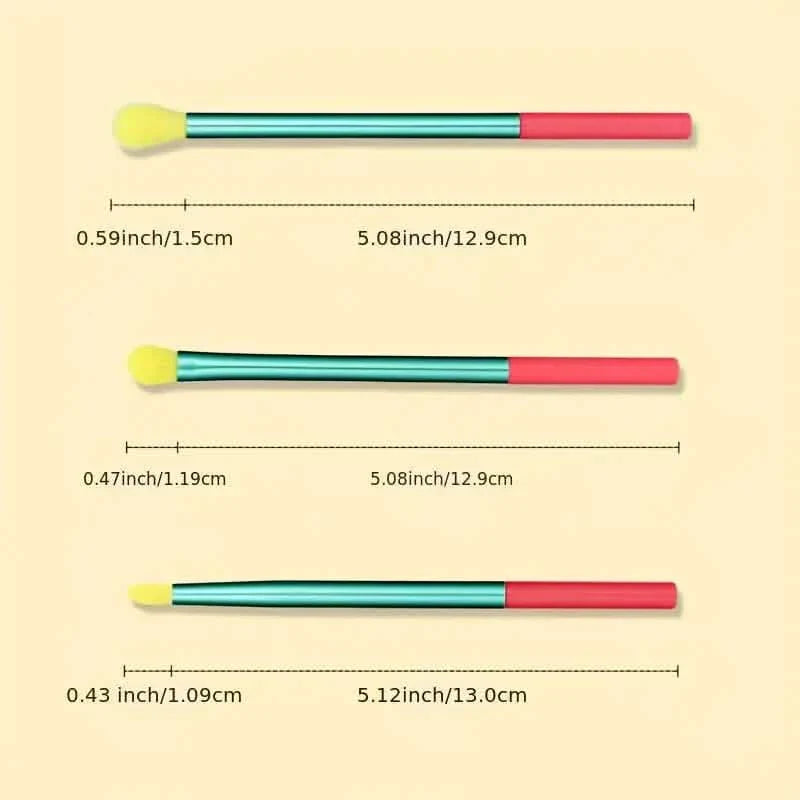 15-Pieces: Rainbow Color High Quality Makeup Brush Set DailySale