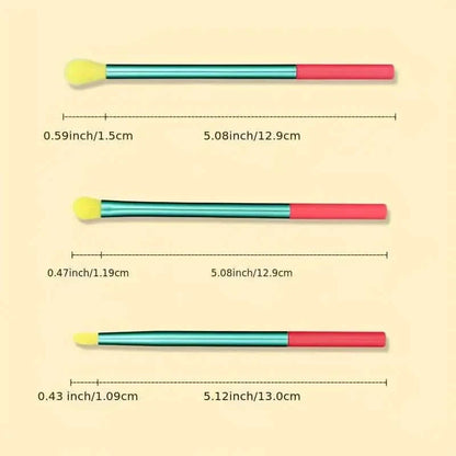 15-Pieces: Rainbow Color High Quality Makeup Brush Set DailySale