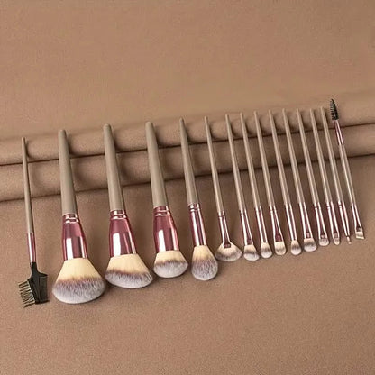 15-Pieces Set: Professional Makeup Brush DailySale