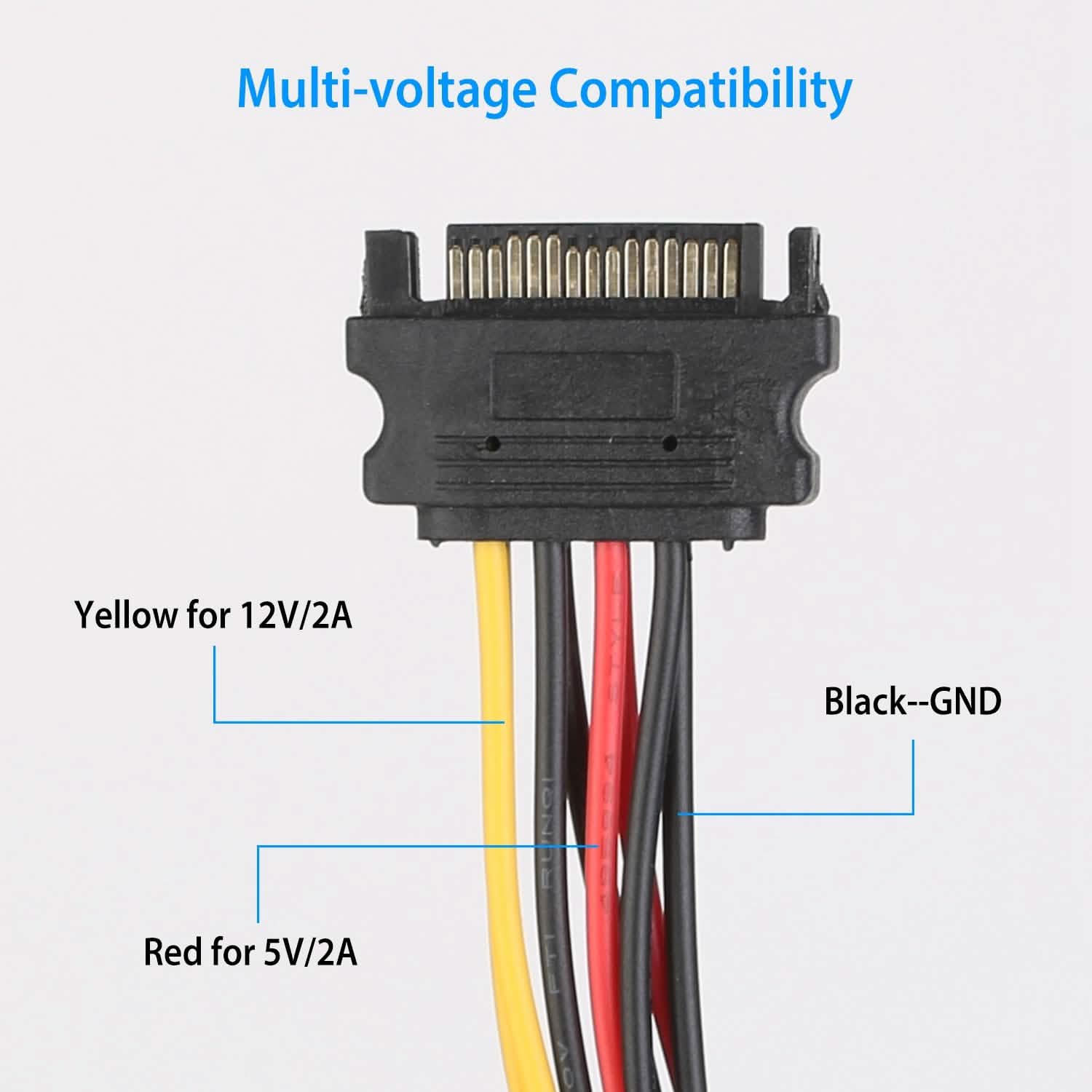 15 Pin Y Splitter Cable Adapter DailySale