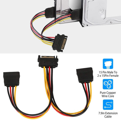 15 Pin Y Splitter Cable Adapter DailySale