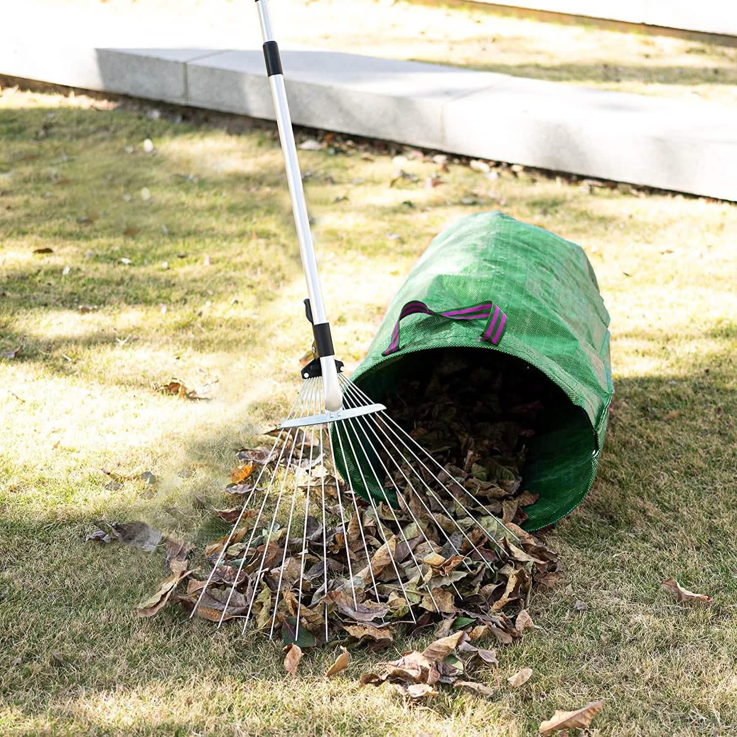 15-Teeth Expanding Stainless Steel Rake DailySale