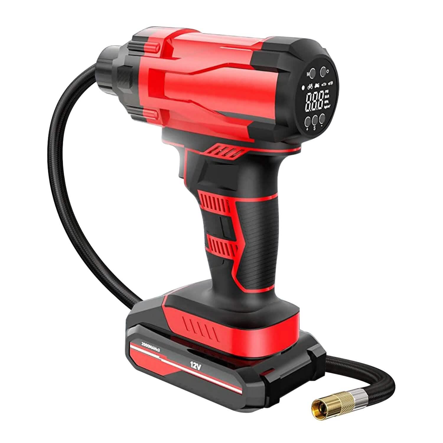 150 PSI 12V Portable Cordless Tire Pump 6000mAh Rechargeable with LED Light DailySale