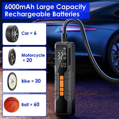 150 PSI Portable Tire Inflator Cordless Digital Air Compressor DailySale