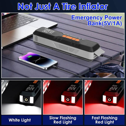 150 PSI Portable Tire Inflator Cordless Digital Air Compressor DailySale