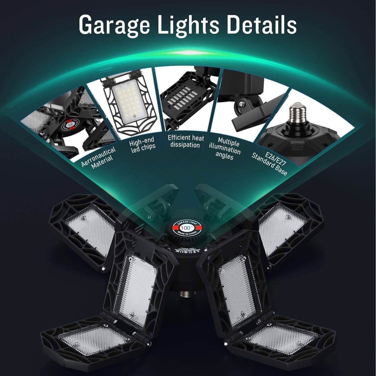 15000LM LED Shop Light with E26/E27 DailySale