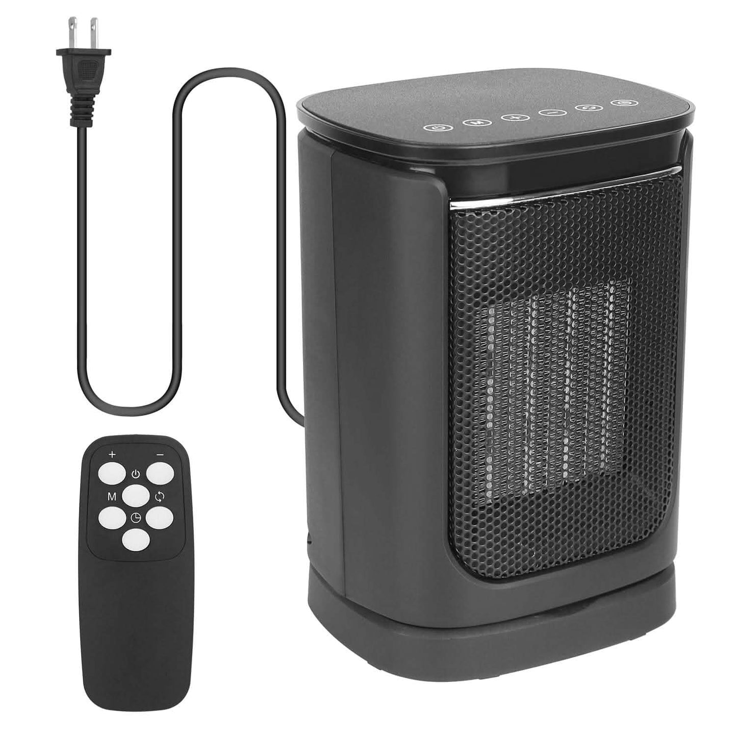 1500W Electric Space Heater Ceramic Heater Fan with 3 Modes Remote Control Digital Display DailySale