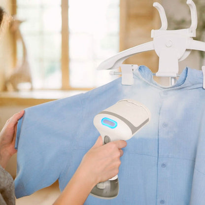 1500W Garment Steamer Portable Handheld Fabric Steamer with Lint Brush Removable 350ml Water Tank DailySale