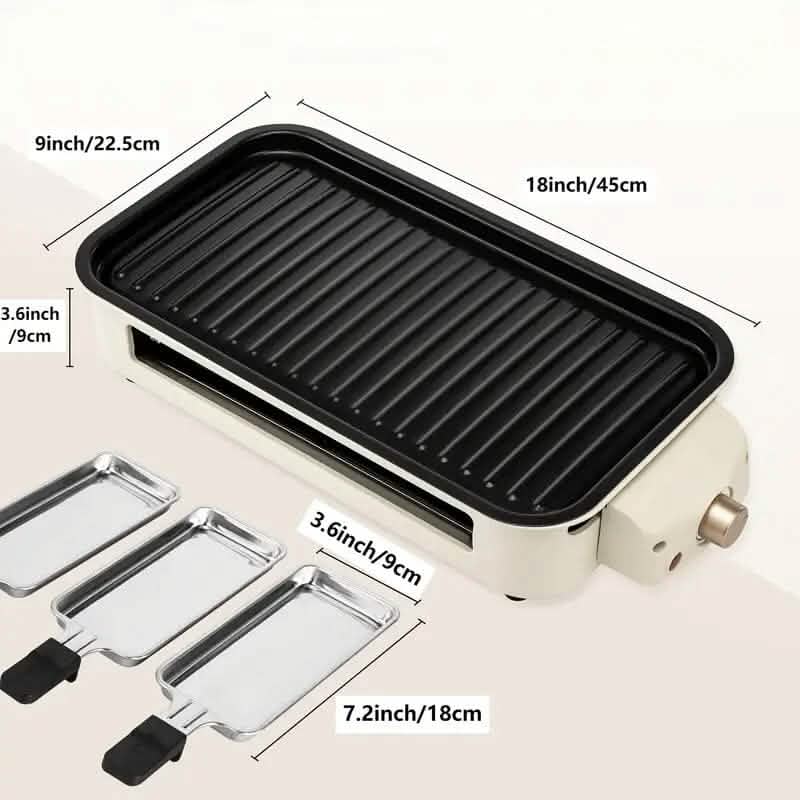 1500W Smokeless Electric Indoor Grill with Removable Non-Stick Plate DailySale