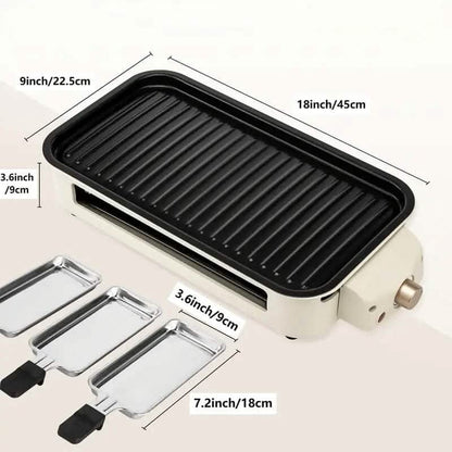 1500W Smokeless Electric Indoor Grill with Removable Non-Stick Plate DailySale