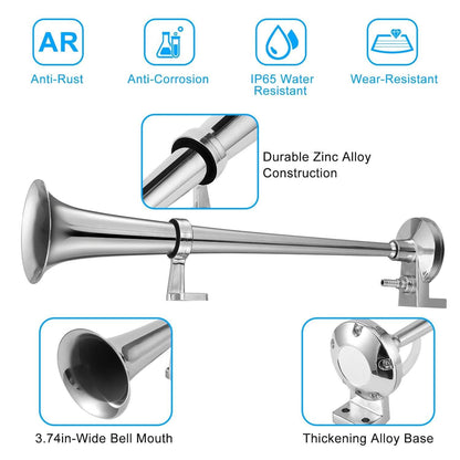 150dB Loud Single Car Trumpet 12V Electric Air Horn DailySale