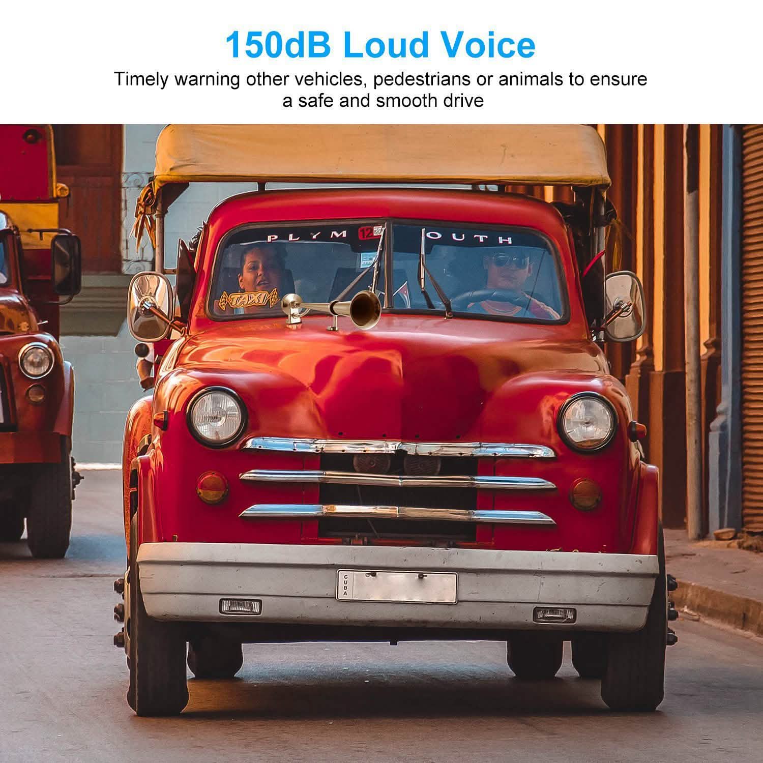 150dB Loud Single Car Trumpet 12V Electric Air Horn DailySale