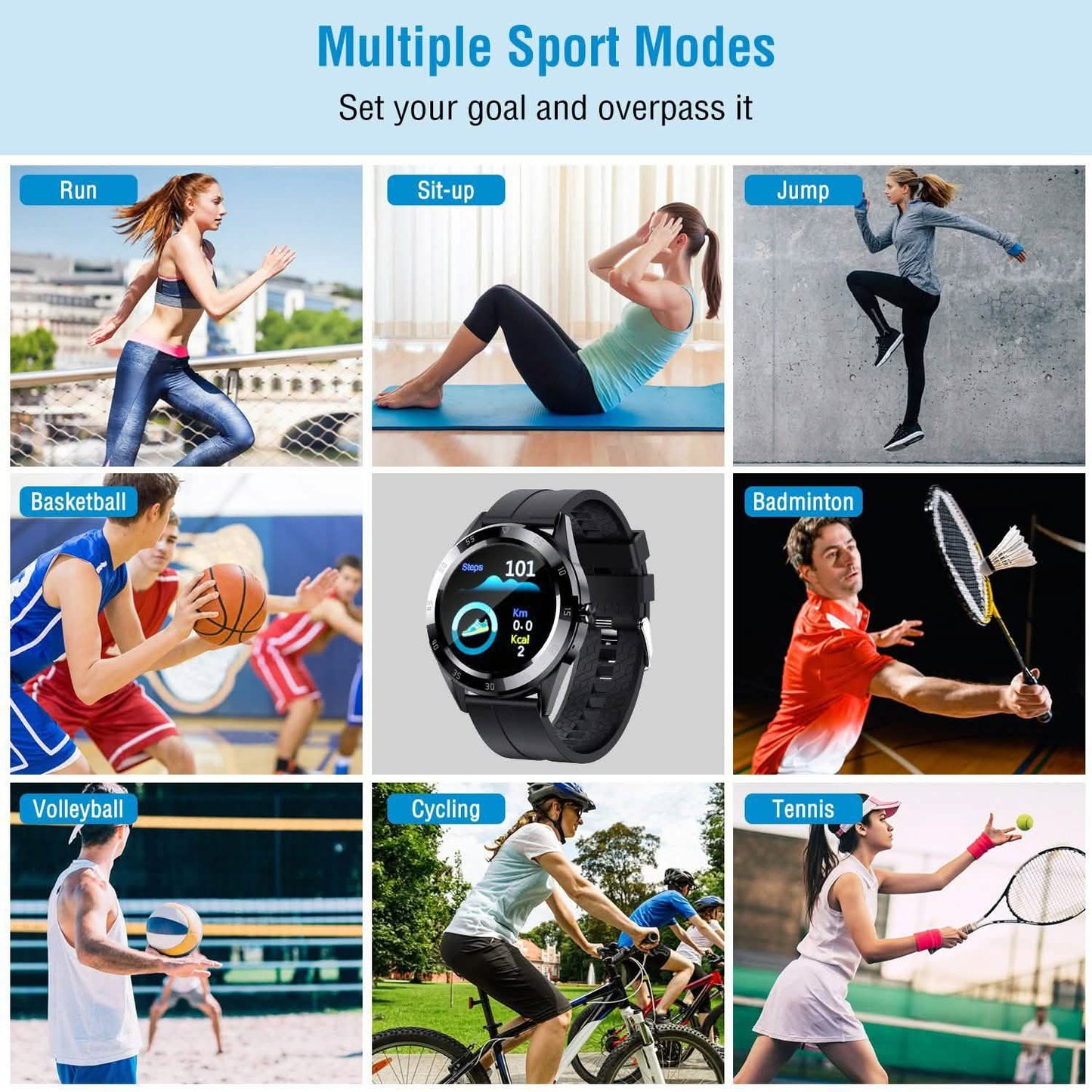 1.54" Wireless Fitness Tracker DailySale