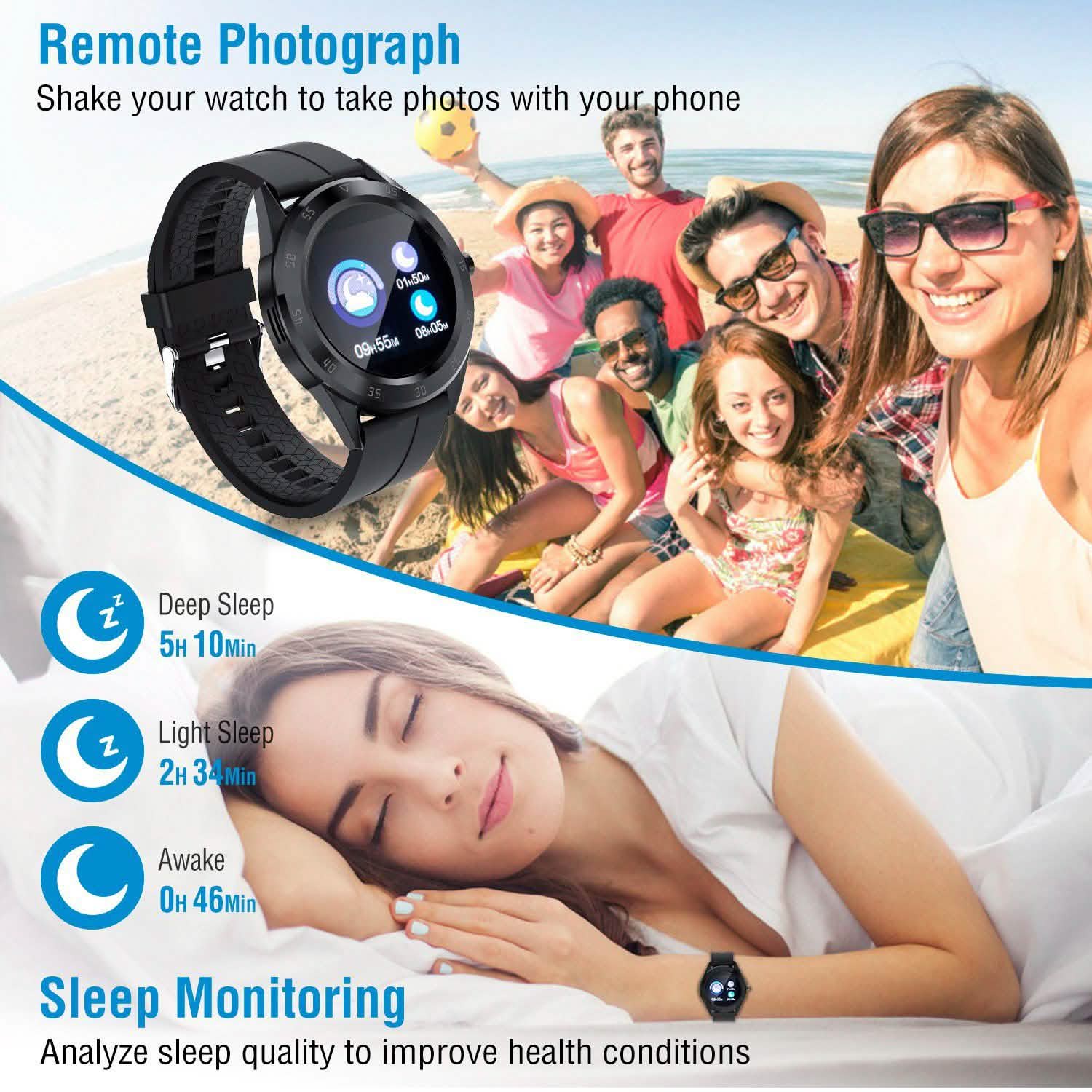 1.54" Wireless Fitness Tracker DailySale
