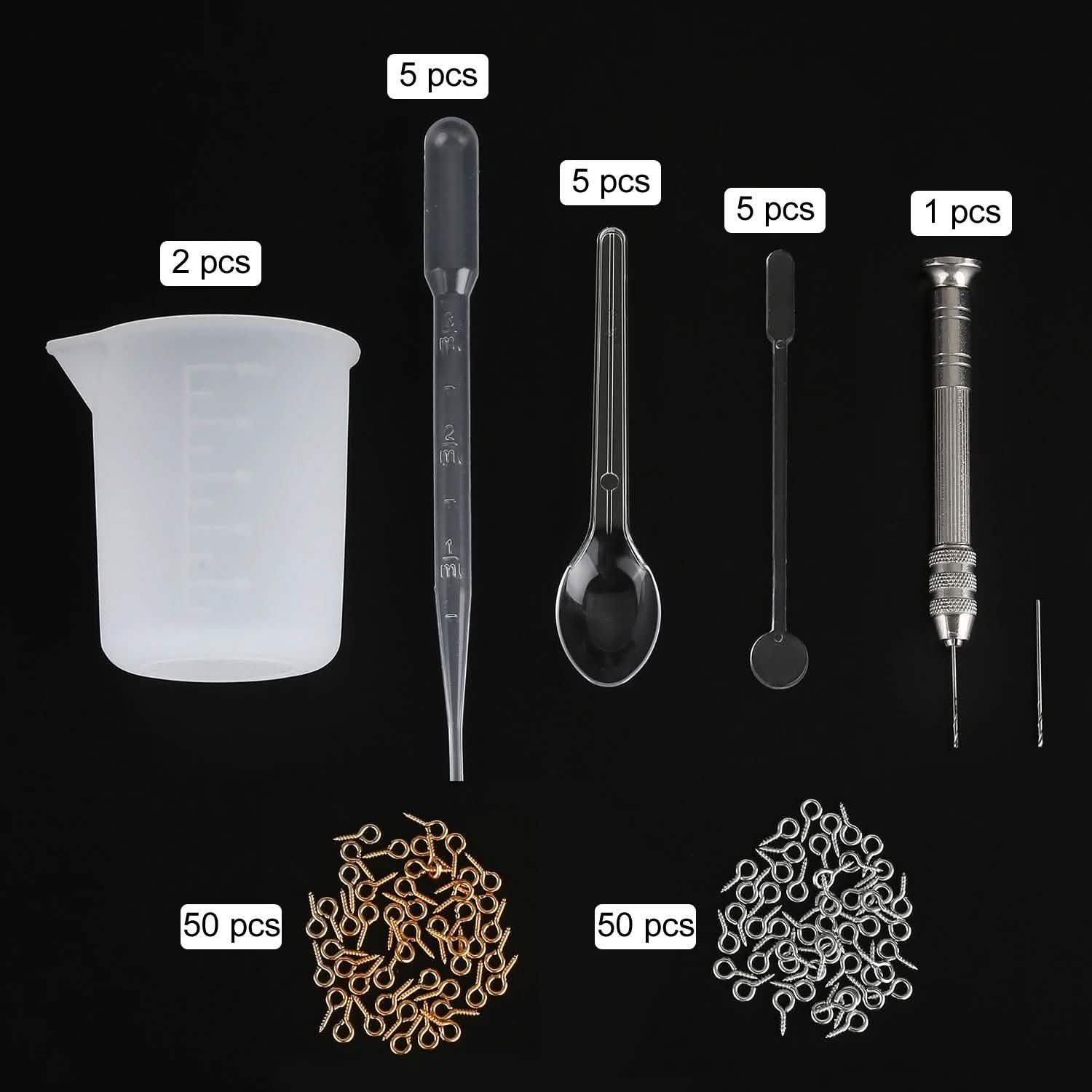 155-Piece: DIY Silicone Casting Molds Tool Jewelry Making Mould Set DailySale