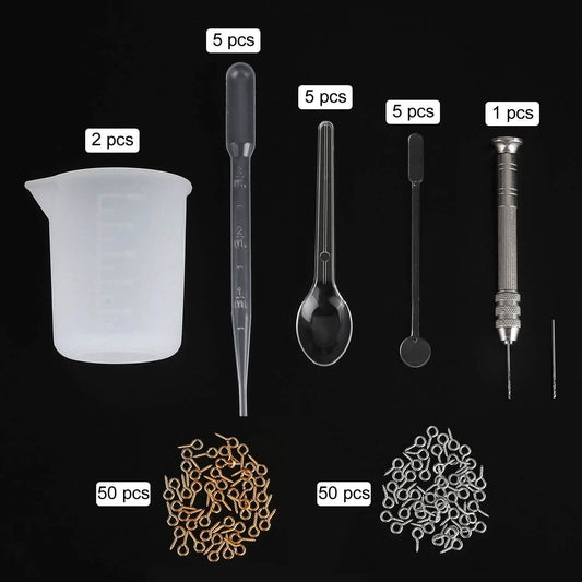 155-Piece: DIY Silicone Casting Molds Tool Jewelry Making Mould Set DailySale