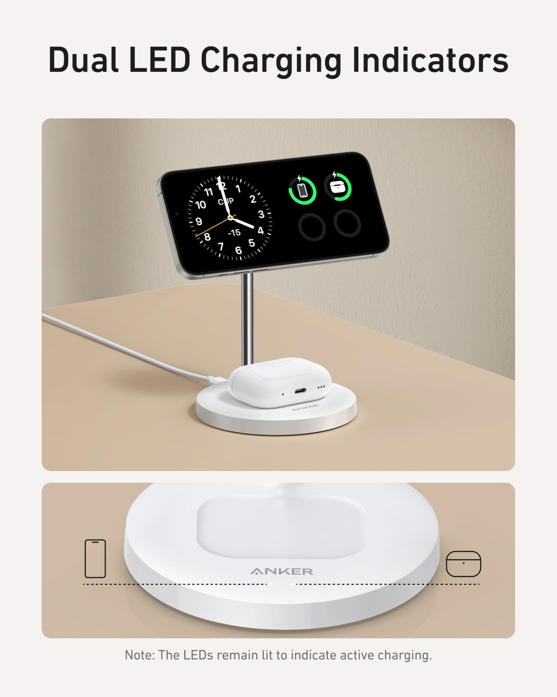 Anker MagGo Wireless Charger (2-in-1 Stand) BOA Anker