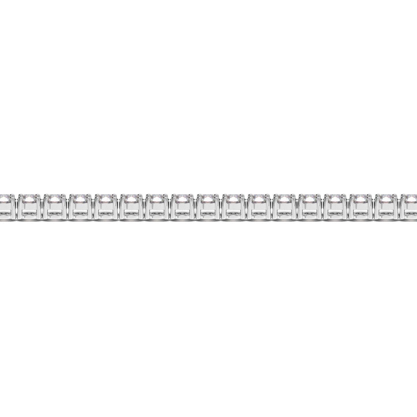 Lab Grown Round Diamond Tennis Bracelet in 14k White Gold (6 cctw F/G  VS2/SI1) Bids.com