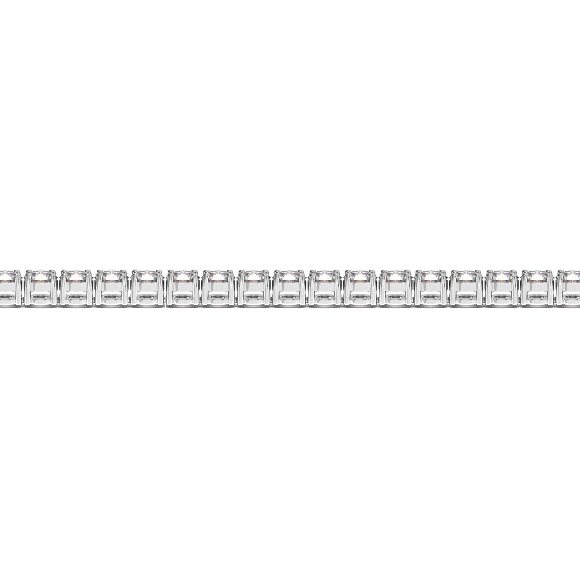Lab Grown Round Diamond Tennis Bracelet in 14k White Gold (6 cctw F/G  VS2/SI1) Bids.com