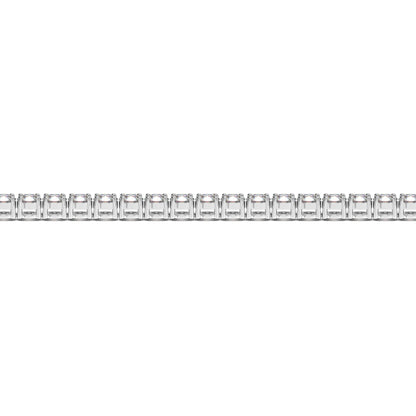 Lab Grown Round Diamond Tennis Bracelet in 14k White Gold (6 cctw F/G  VS2/SI1) Bids.com