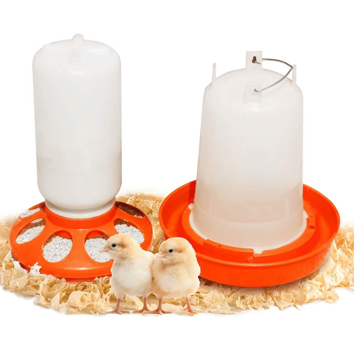 1.5L Chicken Feeder Adjustable Height Waterer Set DailySale